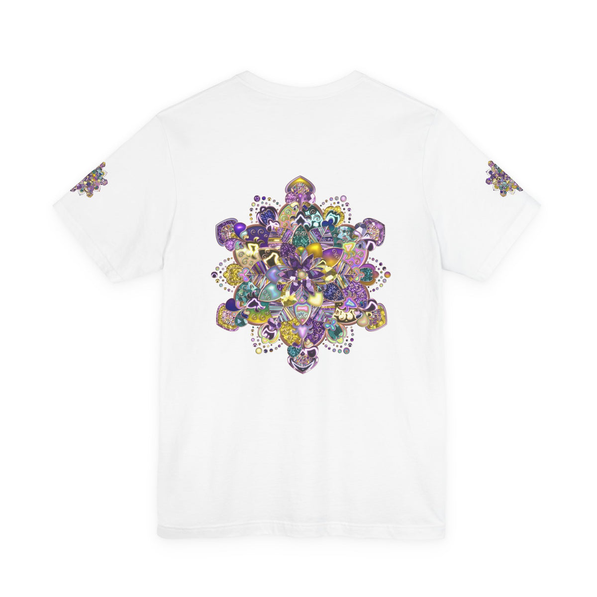 Unisex Floral Jewel Mandala T-Shirt