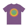 Vibrant Mandala Tee featuring intricate design symbolizing spiritual peace and harmony, perfect for mindful and peaceful living