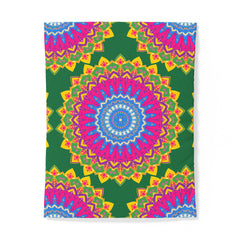 Copripiumino in cotone con mandala bohémien