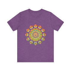 Vibrant Mandala Tee featuring an intricate and colorful design, perfect for adding a pop of bold style to your wardrobe
