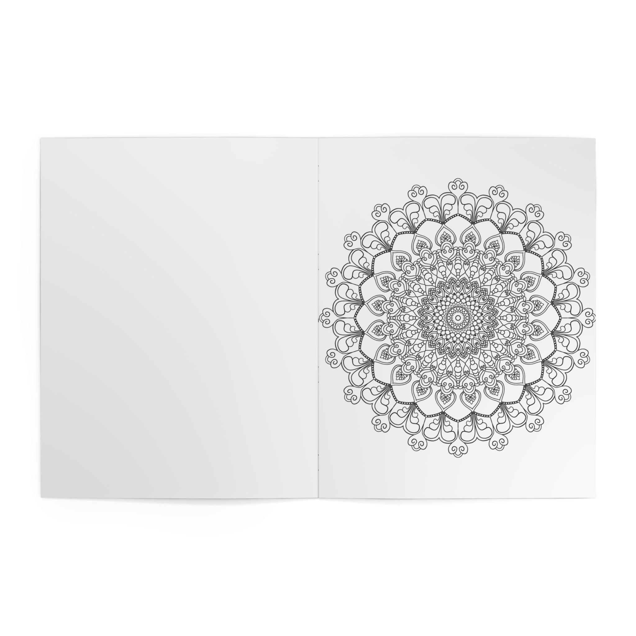 Mandala Coloring Book — Hand-Drawn Intricate Designs for Relaxation & Mindfulness