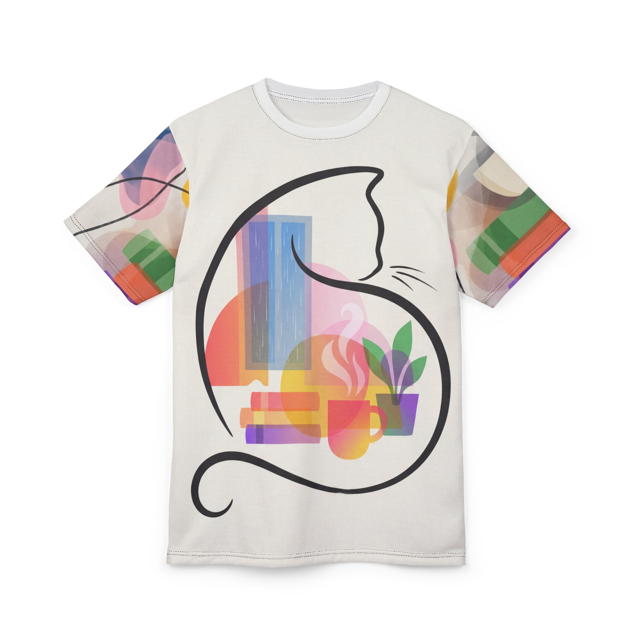 Introvert Cat Daydream Tee