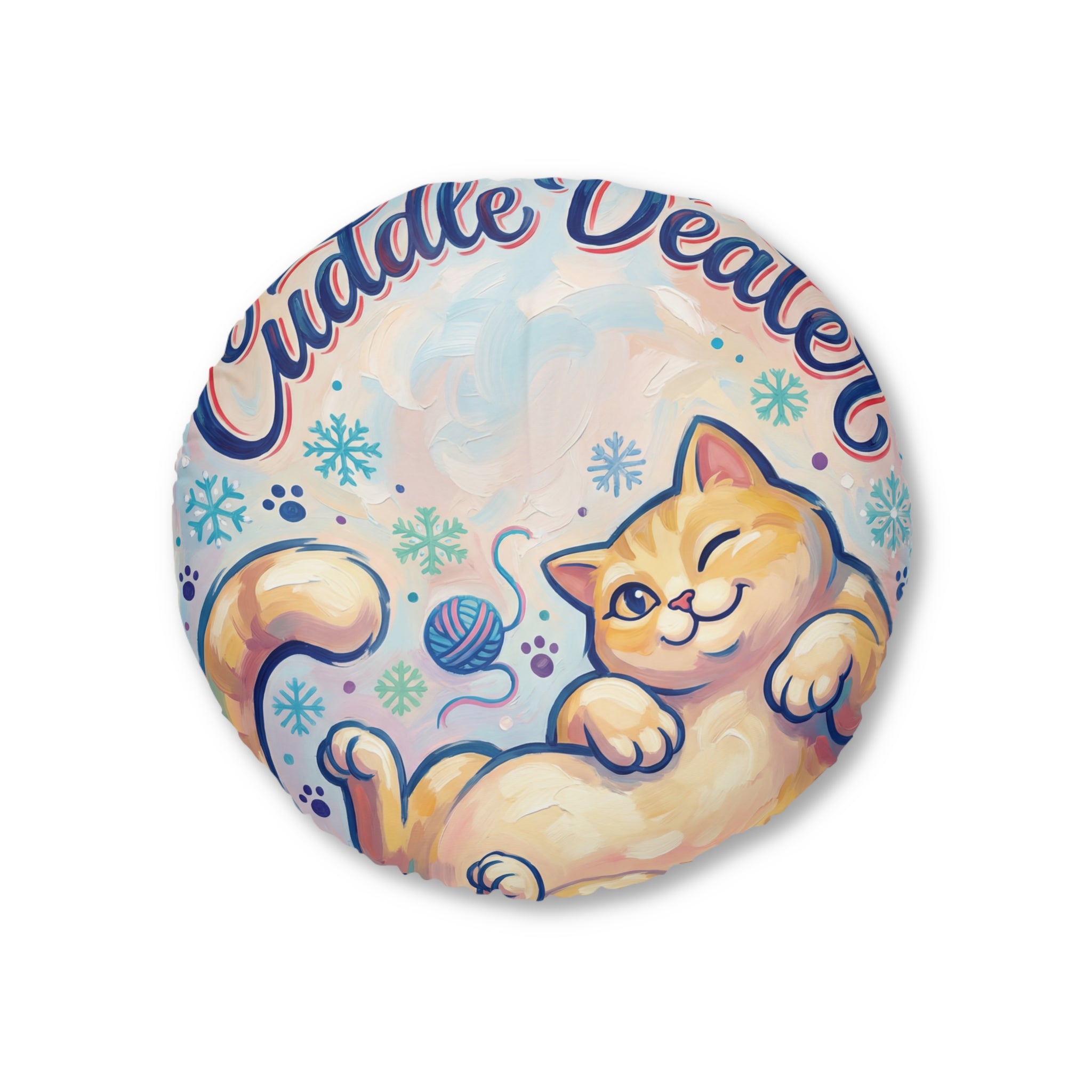 Cuddle Dealer Cat Round Floor Cushion