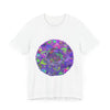 Colorful and intricate psychedelic mandala t-shirt with vibrant and mesmerizing design