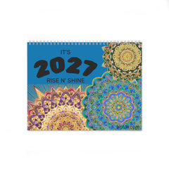 2027 Rise N’ Shine Mandala Wall Calendar
