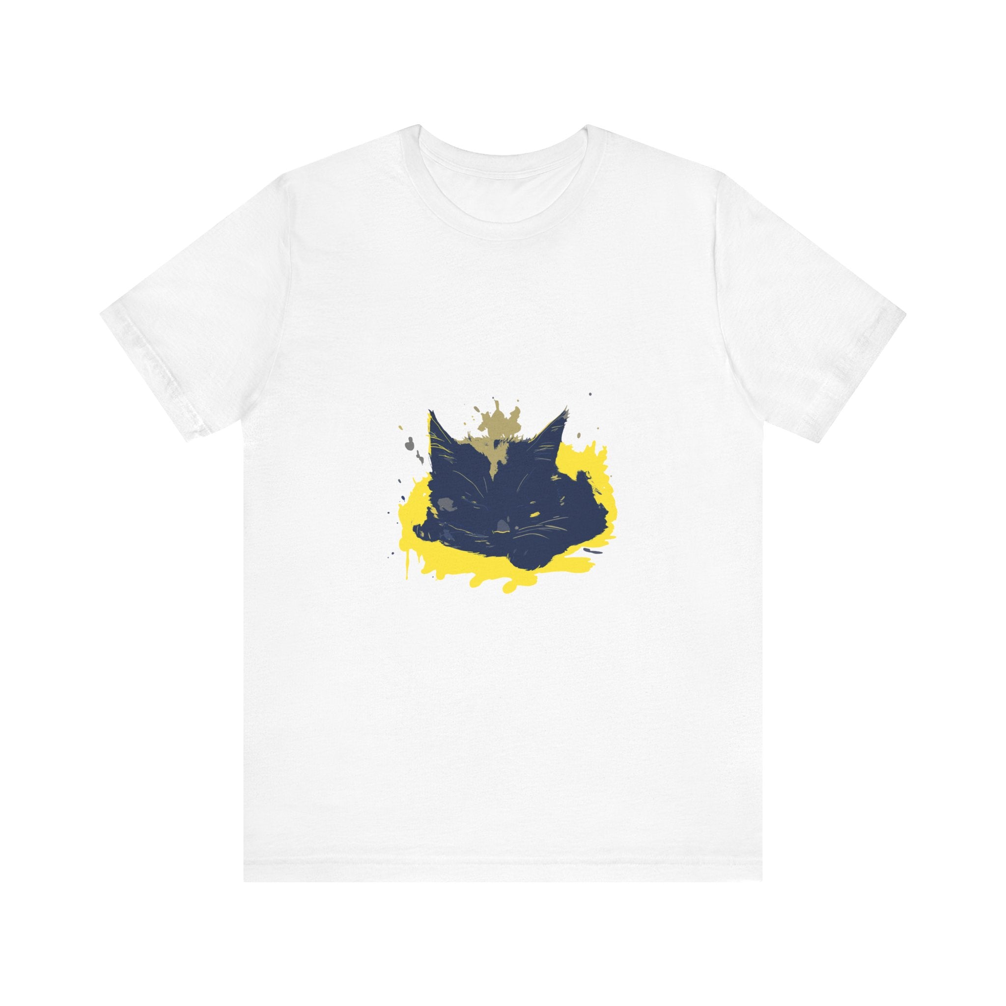 Black Cat Mystery - Street Art T-Shirt featuring a bold and eye-catching design