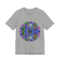 Vibrant and intricate mandala design on a comfortable and stylish t-shirt