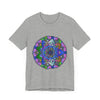 Vibrant and intricate mandala design on a comfortable and stylish t-shirt