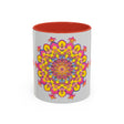 Image of a vibrant and colorful Mandala Art Mug, perfect for meditation and relaxation