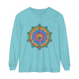 Beautiful long sleeve t-shirt featuring an intricate mandala design