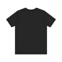 Black Cat Moon Tee - Whimsical Style: A stylish black t-shirt with a whimsical design of a cat sitting under the moon