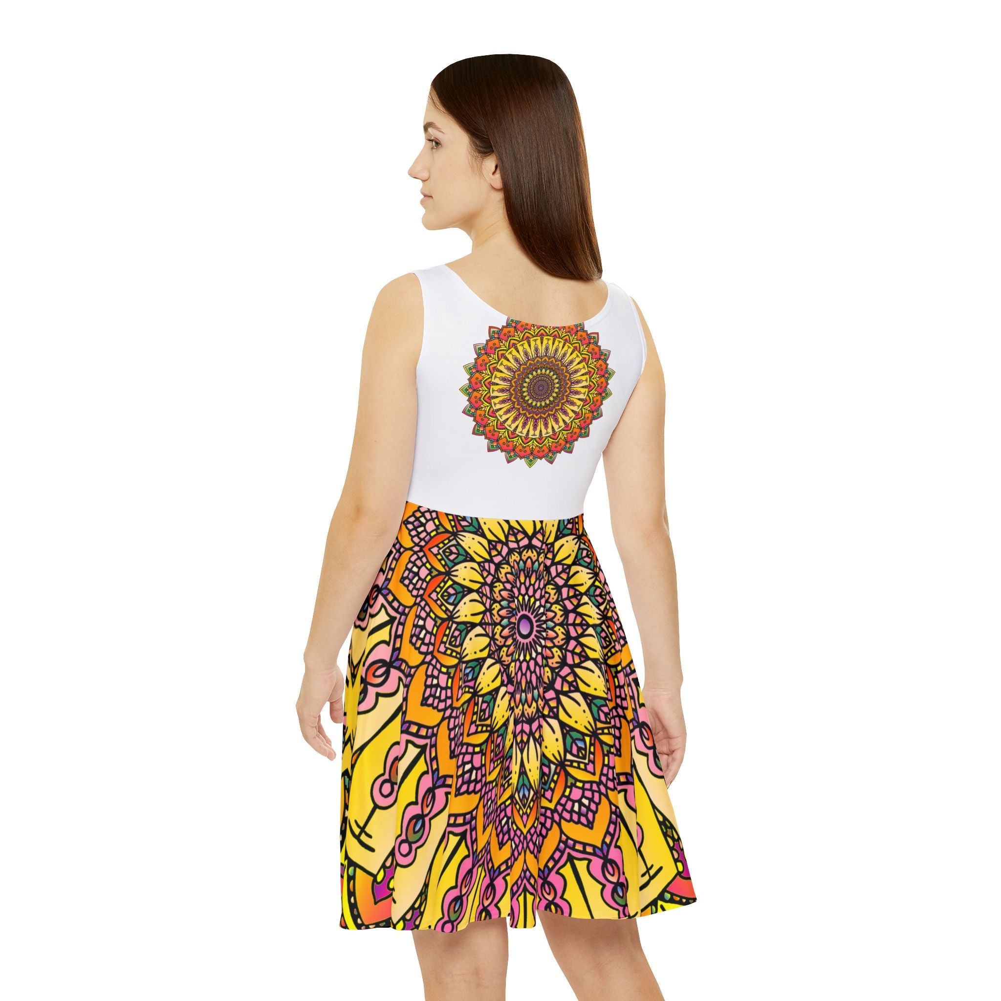Solar Mandala Skater Dress