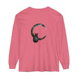 Black Cat Crescent Moon T-Shirt featuring a striking black cat silhouette against a crescent moon on a comfortable cotton black tee