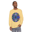 Colorful and intricate mandala design long sleeve t-shirt for both men and women, vibrant and eye-catching