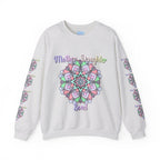 Cozy and stylish unisex crewneck sweatshirt with a heartwarming design, perfect for celebrating the special bond between mother and daughter on Mom's birthday
