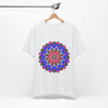 Colorful Mandala Geometric T-Shirt featuring intricate design in vibrant hues