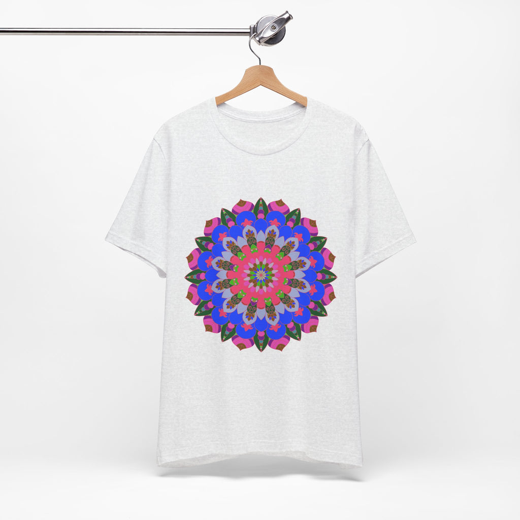 Colorful Mandala Geometric T-Shirt featuring intricate design in vibrant hues