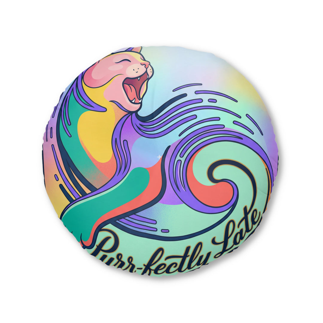 Perfekt spätes Katzen-Bodenkissen