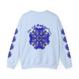 10th Anniversary Tin and Aluminum Love unisex sweatshirt in grey with metallic detail and heart-shaped design