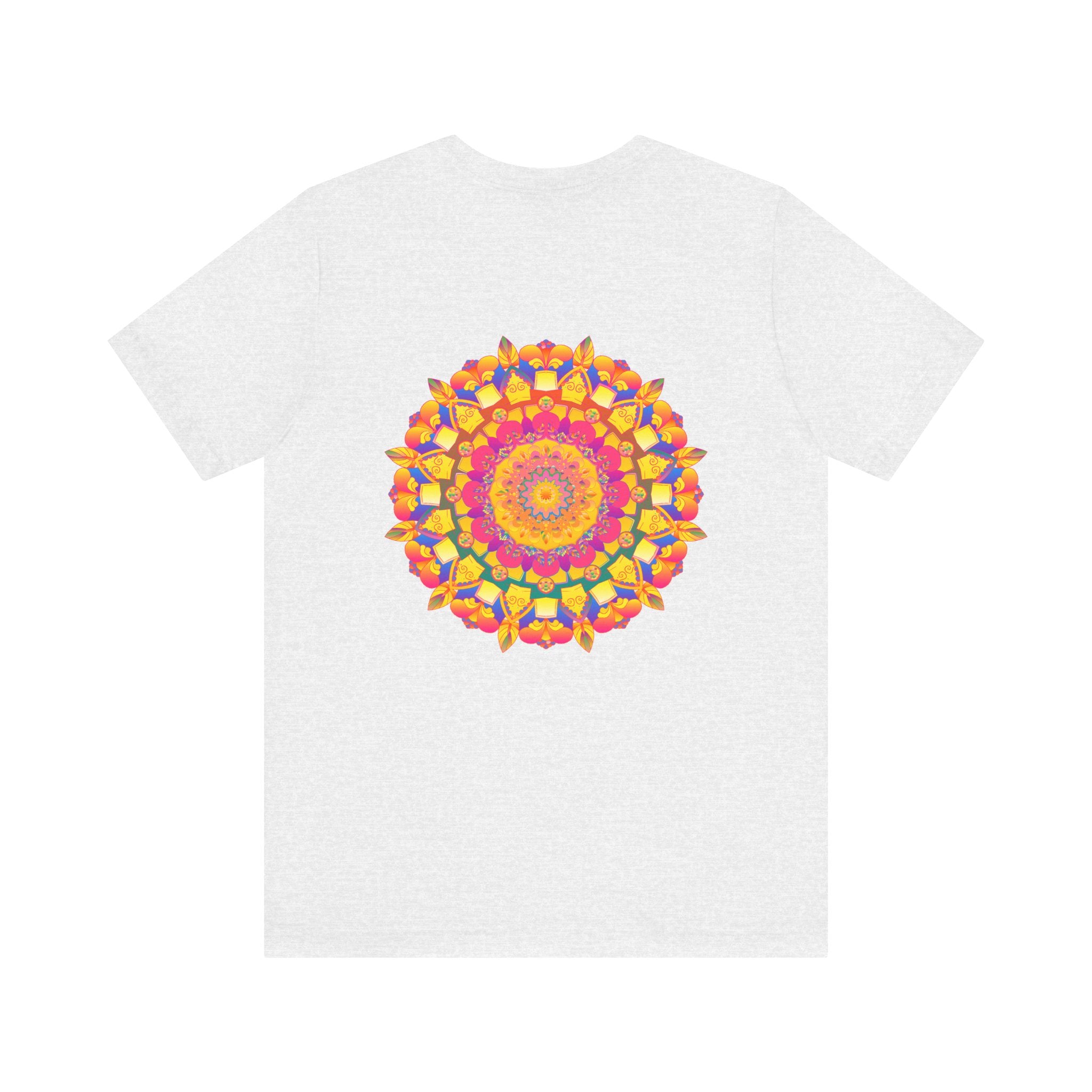 Vibrant Mandala T-Shirt featuring a beautiful design symbolizing peace and harmony