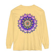 Colorful Mandala Long Sleeve T-Shirt - Psychedelic Art image 45