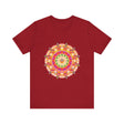 Vibrant Mandala T-Shirt featuring a colorful and intricate design perfect for adding a pop of color to your wardrobe