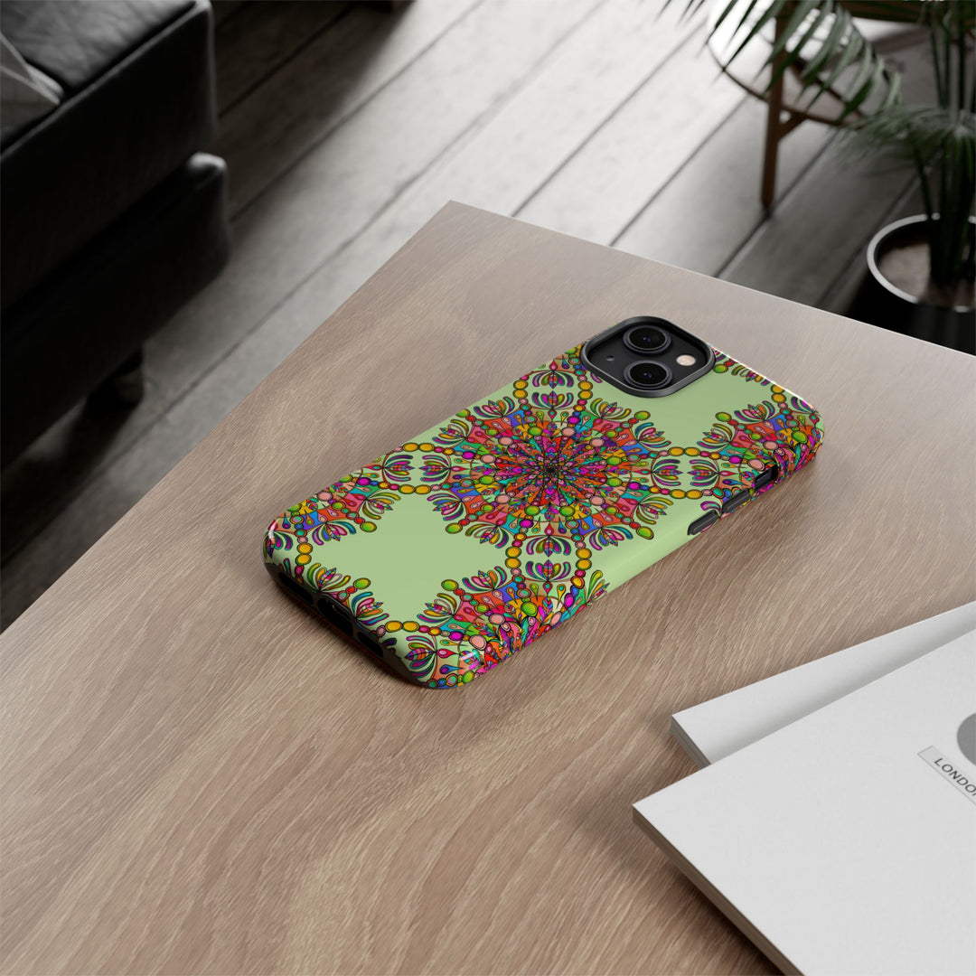 Intricate Mandala Phone Case in Lively Colors for Unique Style