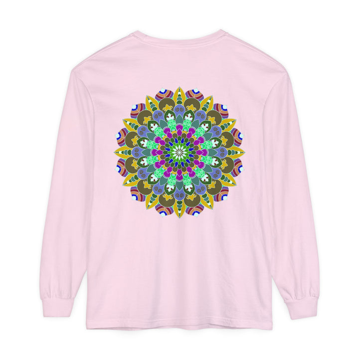 Colorful Mandala Long Sleeve T-Shirt - Spiritual Art 57