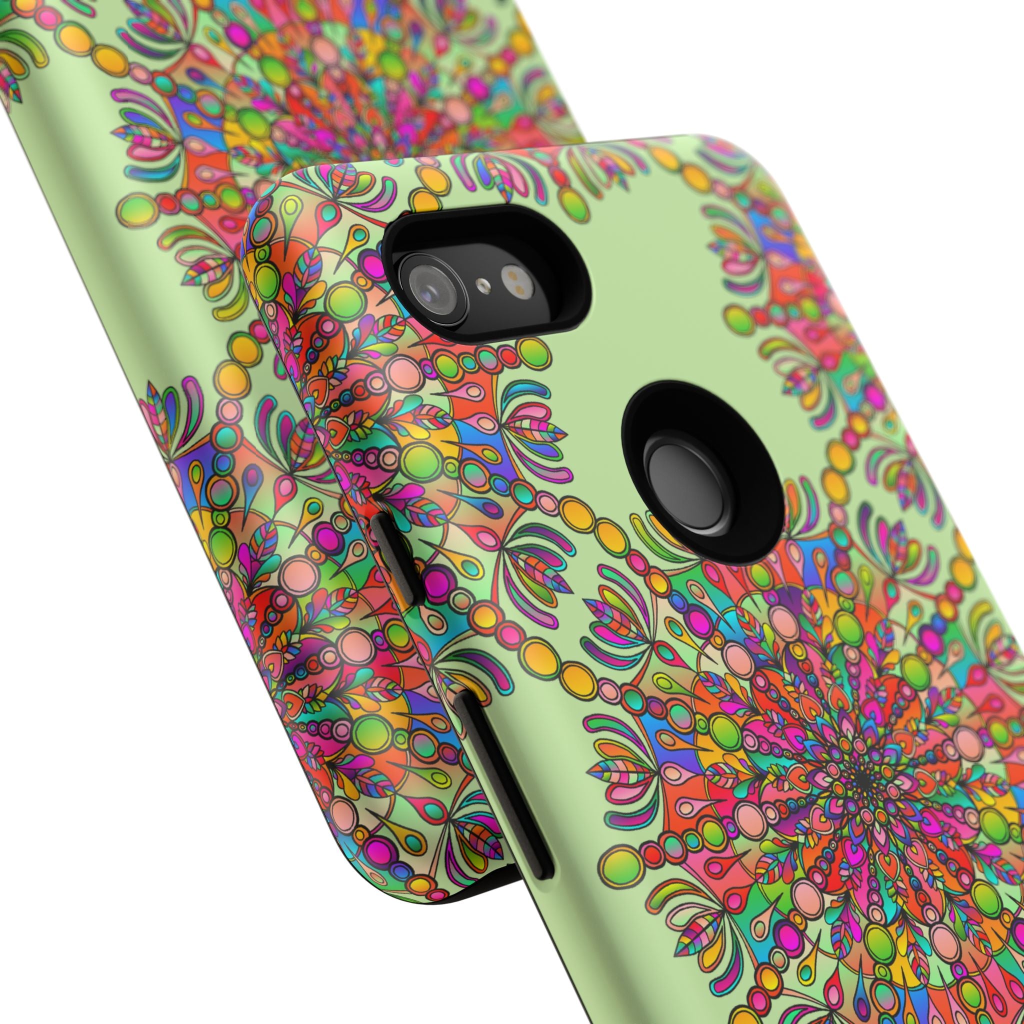 Vibrant Mandala iPhone & Google Pixel Case | Tough Cases