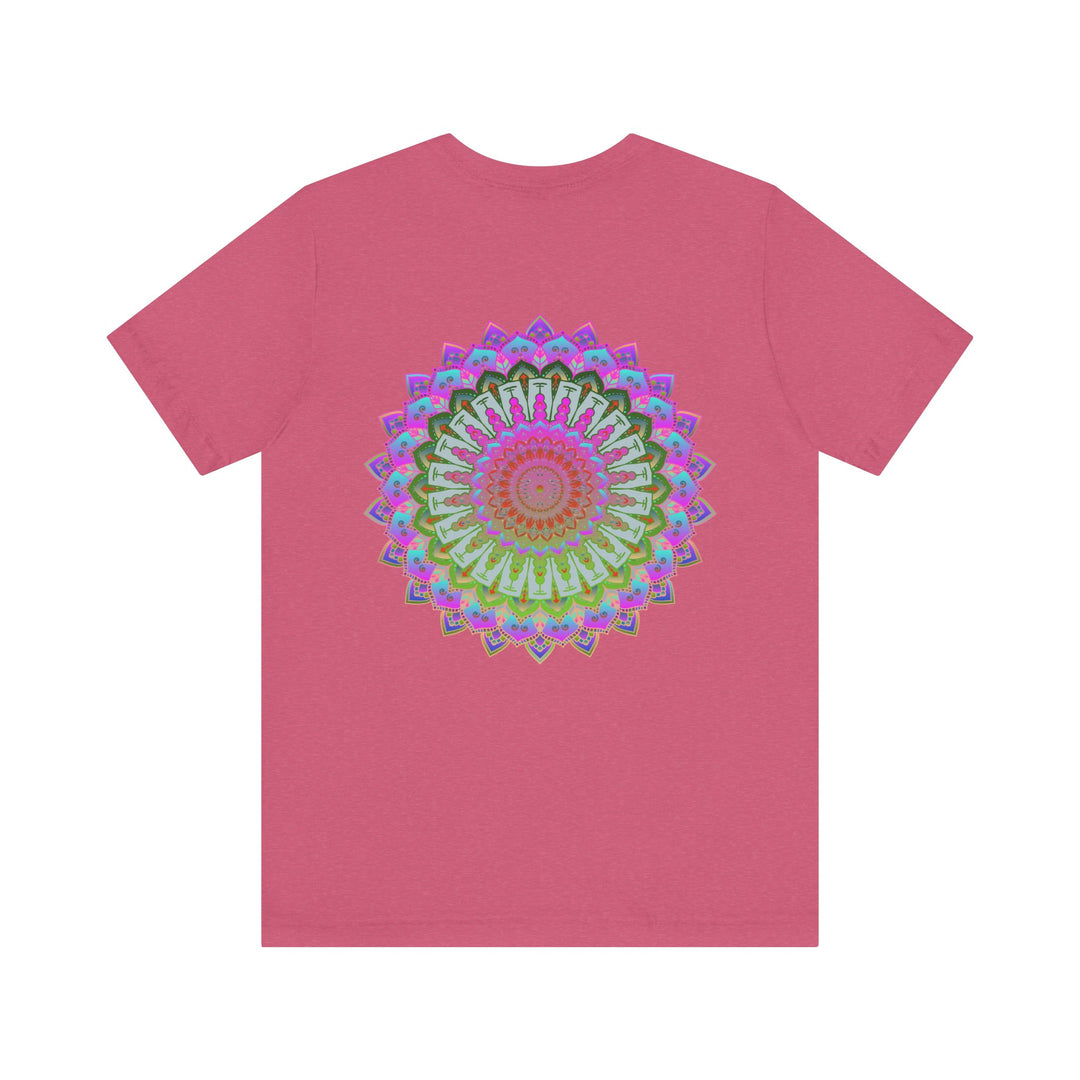 Vibrant Mandala Tee featuring intricate design symbolizing spiritual peace and harmony for a serene and mindful lifestyle