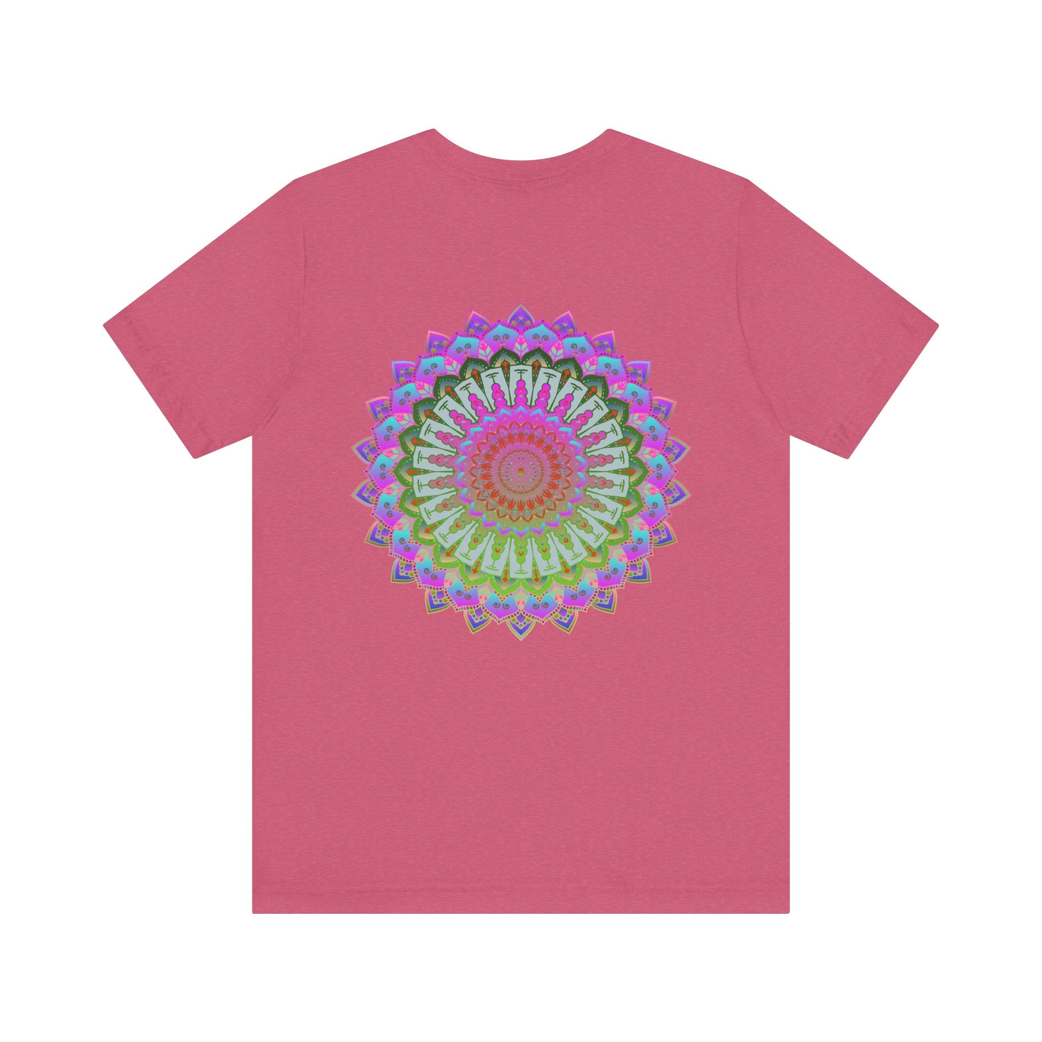 Vibrant Mandala Tee featuring intricate design symbolizing spiritual peace and harmony for a serene and mindful lifestyle