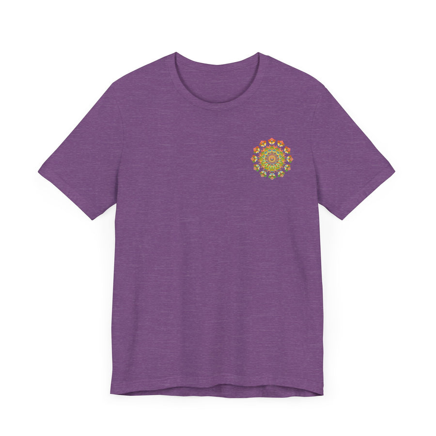 Group of friends wearing Mandala Peace & Harmony T-Shirts at a festival