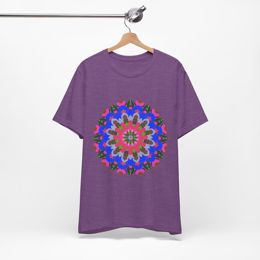 Colorful Mandala Geometric T-Shirt featuring vibrant and intricate design patterns
