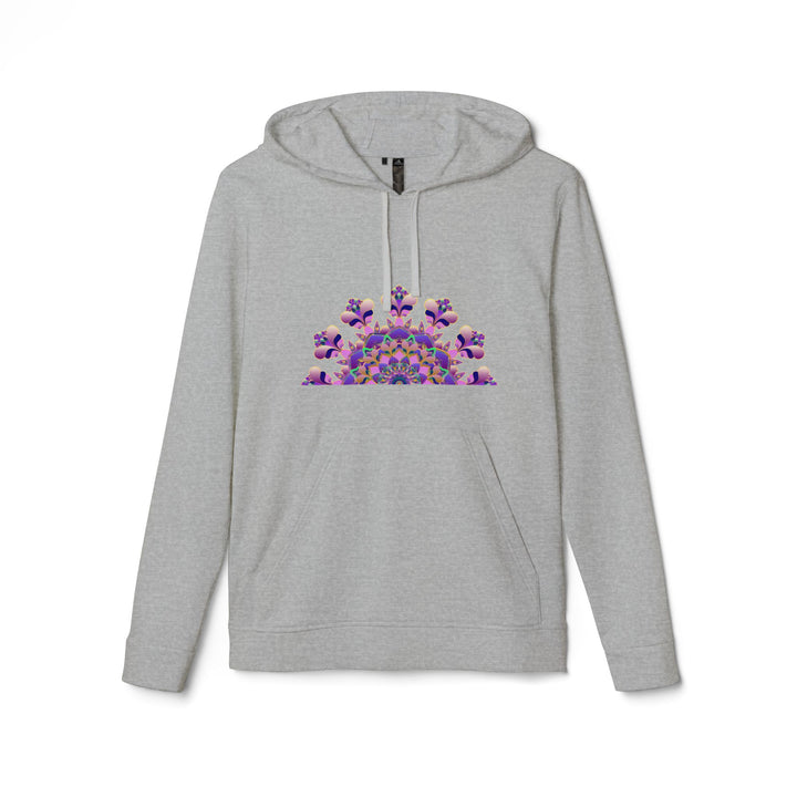 Cozy and stylish Adidas Mandala Fleece Hoodie with intricate mandala design