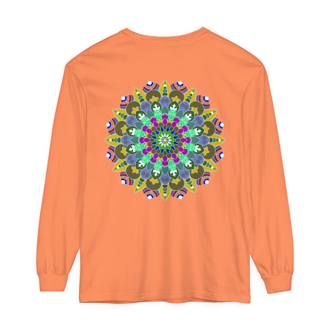 Colorful Mandala Long Sleeve T-Shirt - Spiritual Art 21