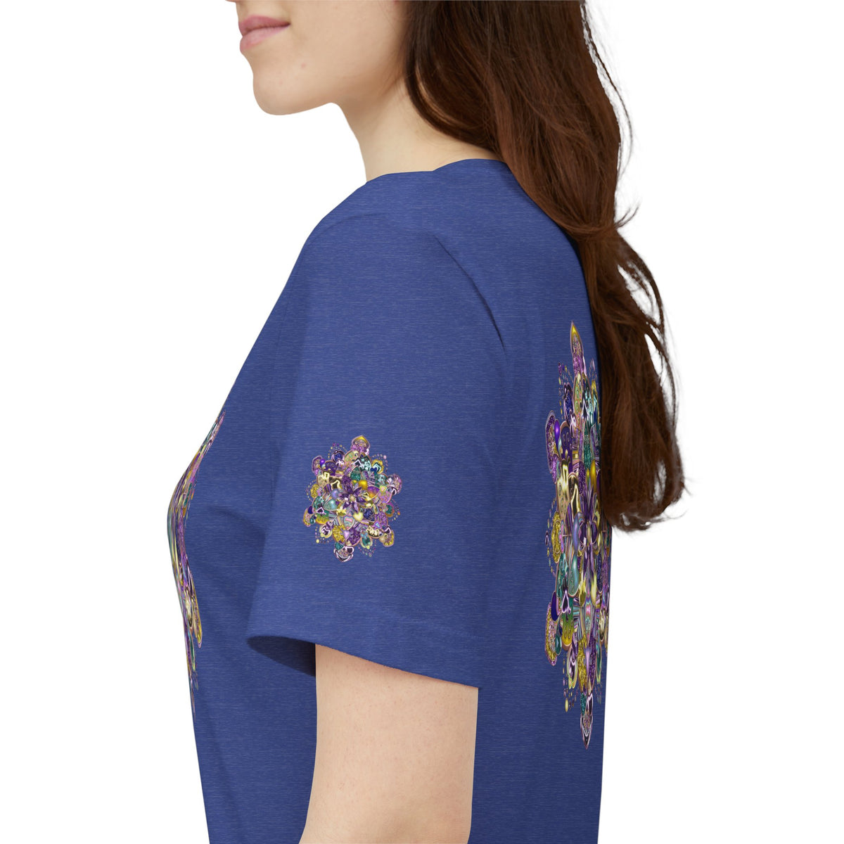 Unisex Floral Jewel Mandala T-Shirt