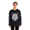 Handmade Mandalas Unisex Crewneck Sweatshirt for Bohemian Fashion Enthusiasts