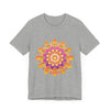 Vibrant Mandala T-Shirt featuring intricate and colorful design perfect for adding a pop of artistic flair to your wardrobe