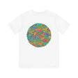 Spiritual peace and harmony illustrated through a colorful mandala design