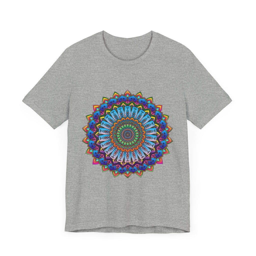 Vibrant Mandala Tee with a colorful and intricate design perfect for adding a pop of color to any outfit