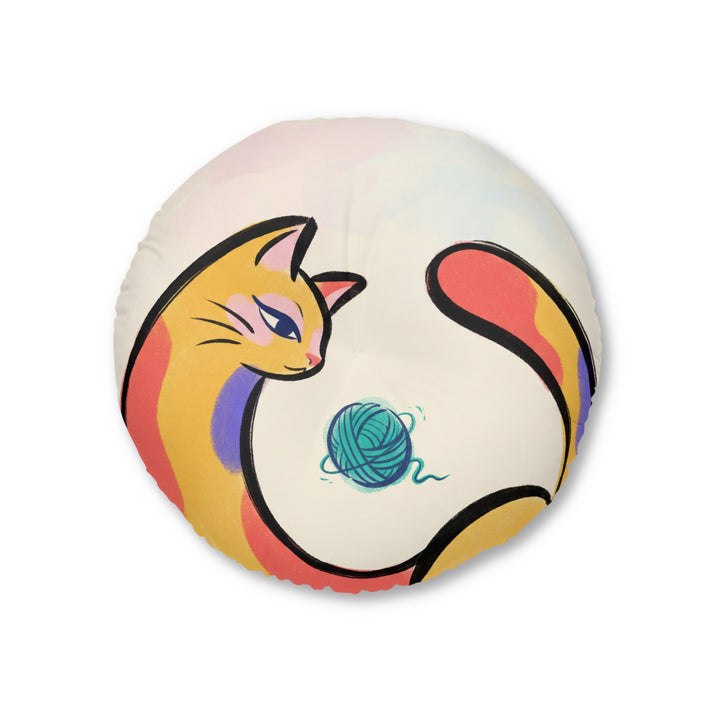 Crescent Dream Cat Floor Pillow