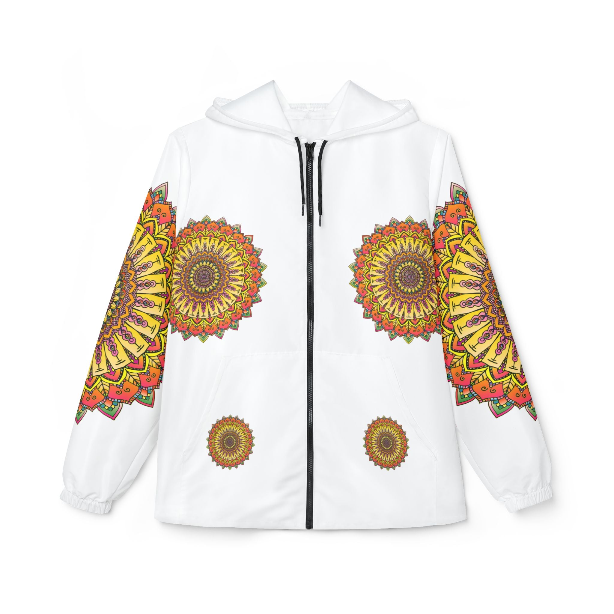 Solar Mandala Windbreaker Jacket