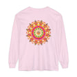 Colorful and intricate mandala design long sleeve t-shirt for men and women