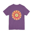 Vibrant Mandala Tee featuring intricate design for spiritual peace and harmony