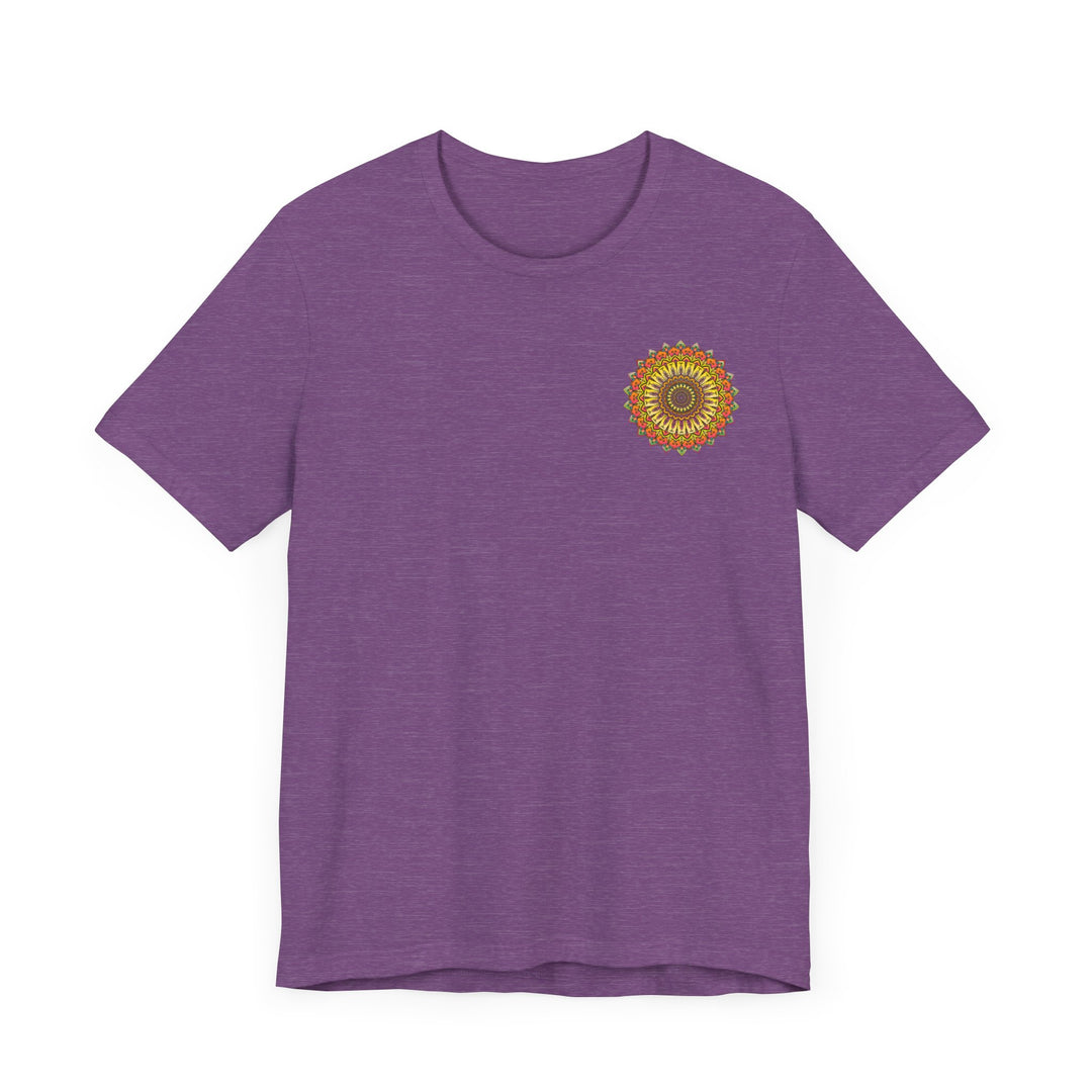  Colorful mandala tee promoting peace and harmony