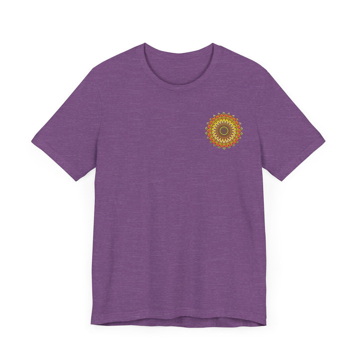  Colorful mandala tee promoting peace and harmony