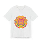Colorful Mandala Tee featuring an intricate and vibrant pattern design