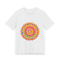 Colorful Mandala Tee featuring an intricate and vibrant pattern design
