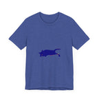 Black Cat Mystery soft watercolor t-shirt featuring a black cat design