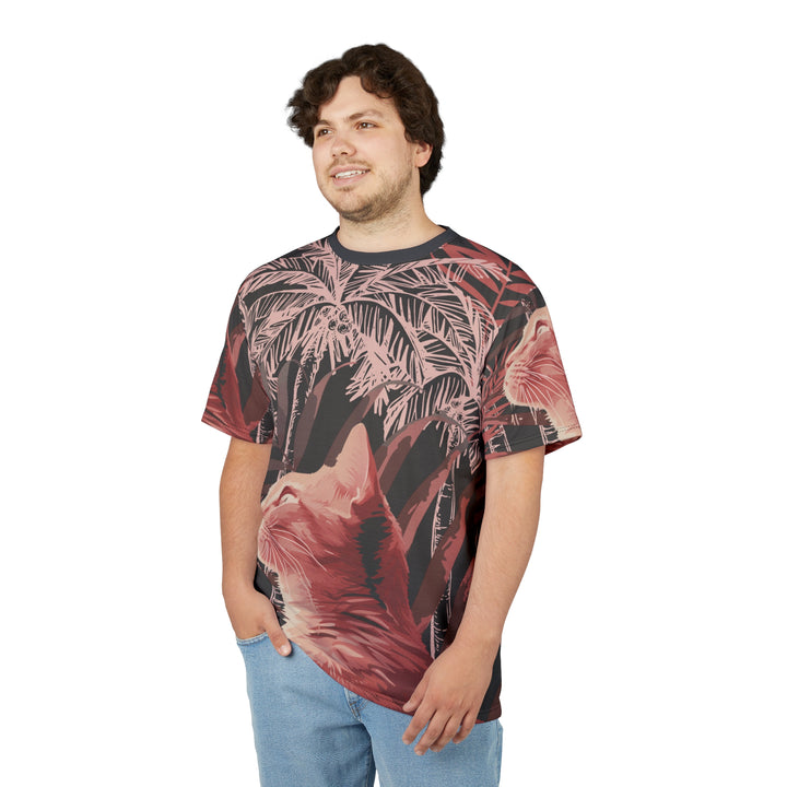 Tropical Cat All-Over Print Tee
